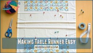 making table runner easy
