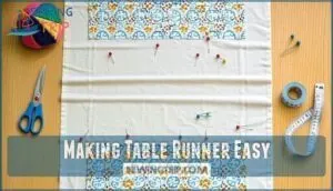 making table runner easy making table runner easy