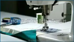 matching top and bobbin threads