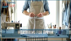 measuring for apron