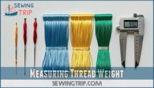 measuring thread weight