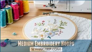 medium embroidery hoops