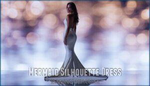 mermaid silhouette dress