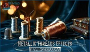 metallic threads effects