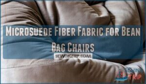 microsuede fiber fabric for bean bag chairs