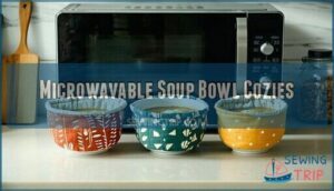 microwavable soup bowl cozies