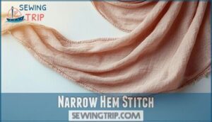 narrow hem stitch