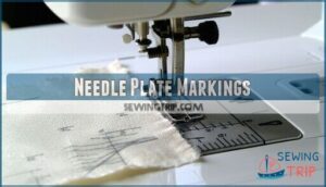 needle plate markings