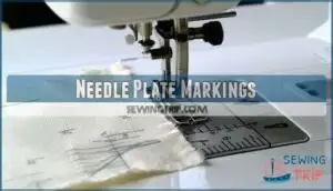 needle plate markings