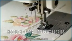 needle size for different fabrics