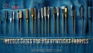 needle sizes for heavyweight fabrics