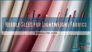 needle sizes for lightweight fabrics