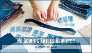no sewing skills required