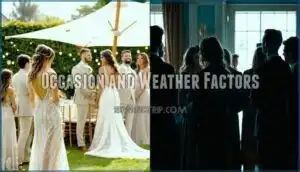 occasion and weather factors