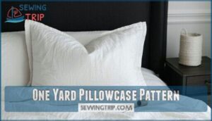one yard pillowcase pattern