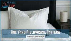 one yard pillowcase pattern