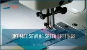 optimal sewing speed settings