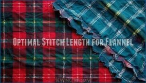 optimal stitch length for flannel