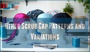 other scrub cap patterns and variations