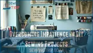 overcoming impatience in diy sewing projects
