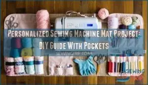 personalized sewing machine mat project
