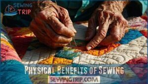 physical benefits of sewing