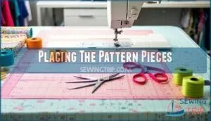 placing the pattern pieces placing the pattern pieces