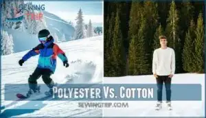 polyester vs. cotton polyester vs. cotton