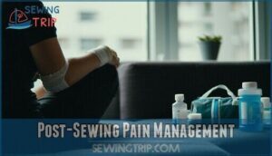 post-sewing pain management