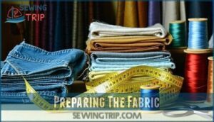 preparing the fabric