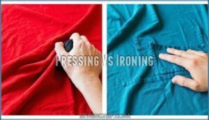 pressing vs ironing