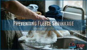 preventing fleece shrinkage