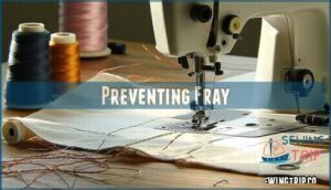 preventing fray preventing fray