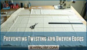 preventing twisting and uneven edges