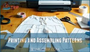 printing and assembling patterns