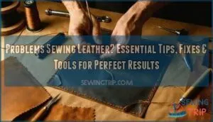 problems sewing leather