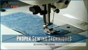 proper sewing techniques