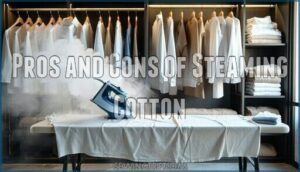 pros and cons of steaming cotton