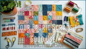 put your fabric scraps to good use