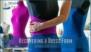 recovering a dress form