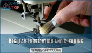 regular lubrication and cleaning