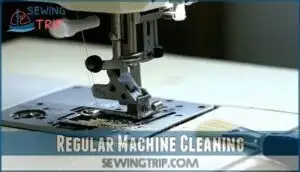 regular machine cleaning