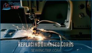 replacing damaged cords