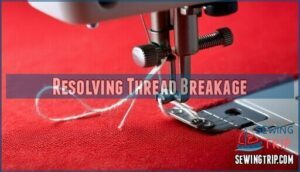 resolving thread breakage resolving thread breakage