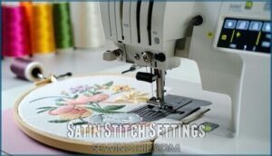 satin stitch settings