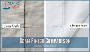 seam finish comparison