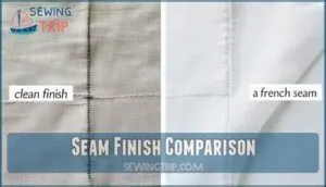 seam finish comparison