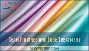 seam finishes and edge treatment