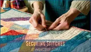 securing stitches securing stitches