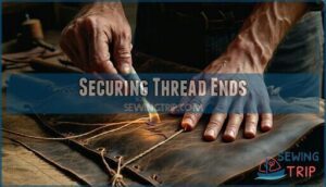 securing thread ends